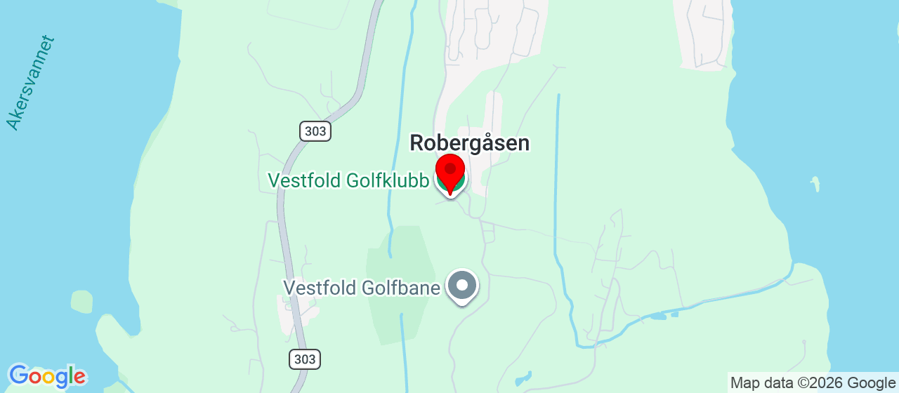 Kart over Golfbaneveien 44 Vear