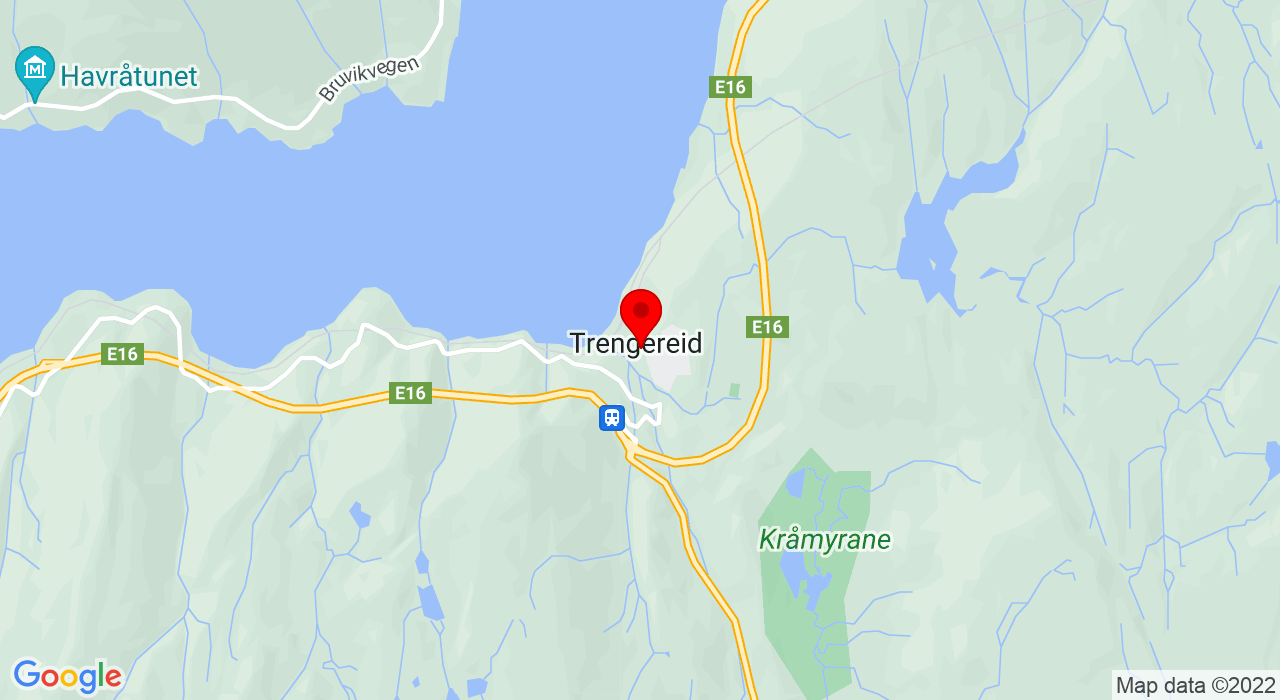 Google Map of Gamle Vaksdalsvegen 43,5263+TRENGEREID