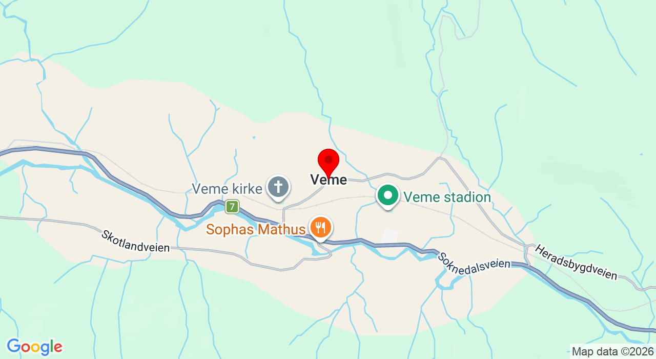 Google Map of https://www.google.com/maps/place/Fossen, Veme