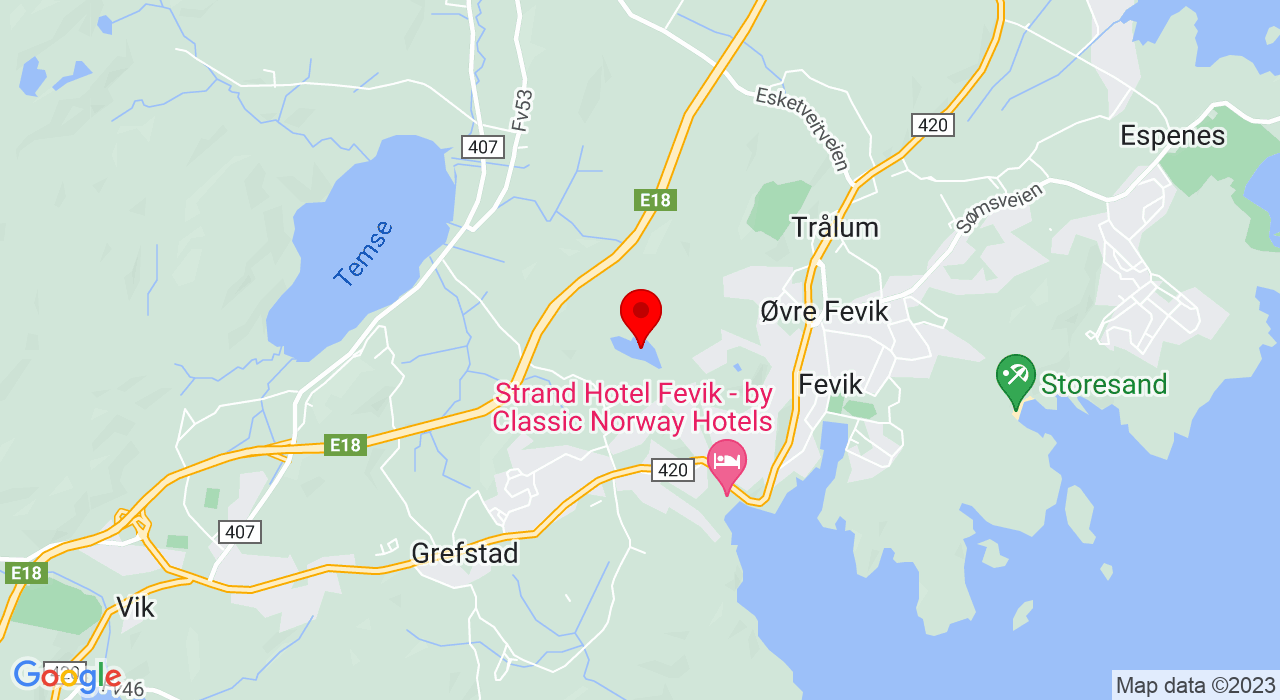 Google Map of Hauslandstjenna,4870+Fevik