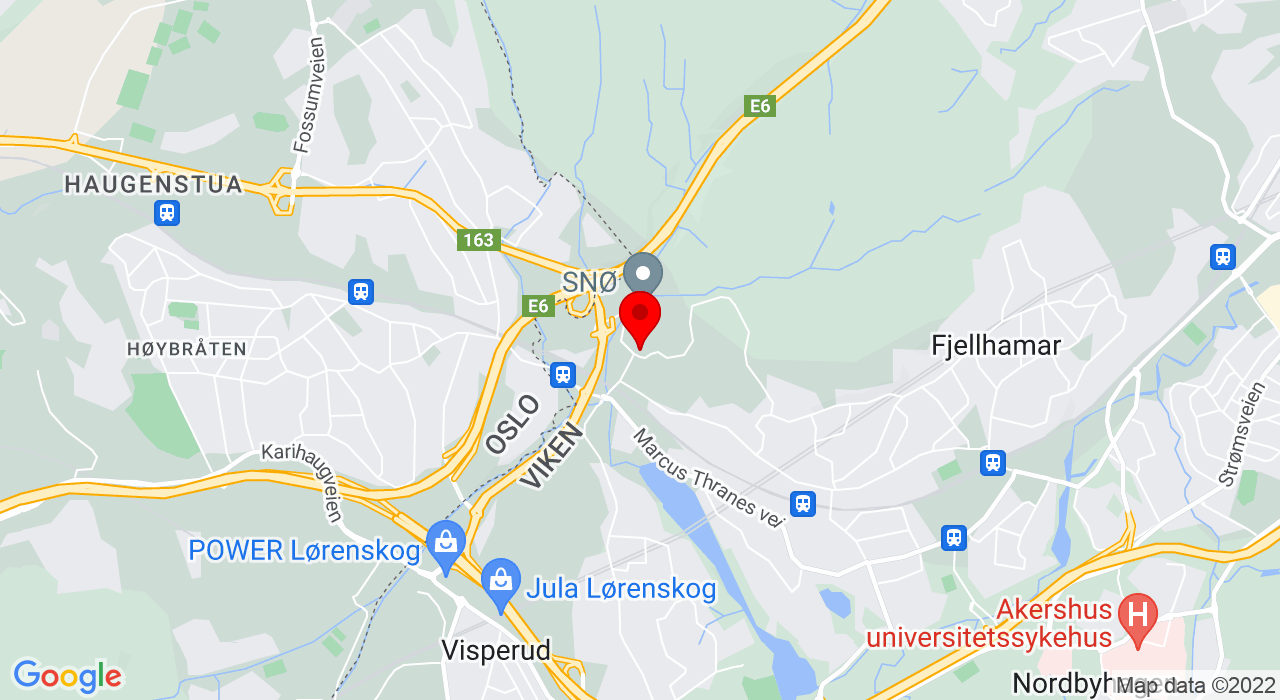 Google Map of Ødegårds vei 10,1470+LØRENSKOG