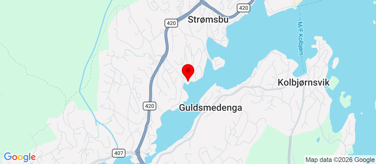 Kart over Hansnesveien 27 a ARENDAL
