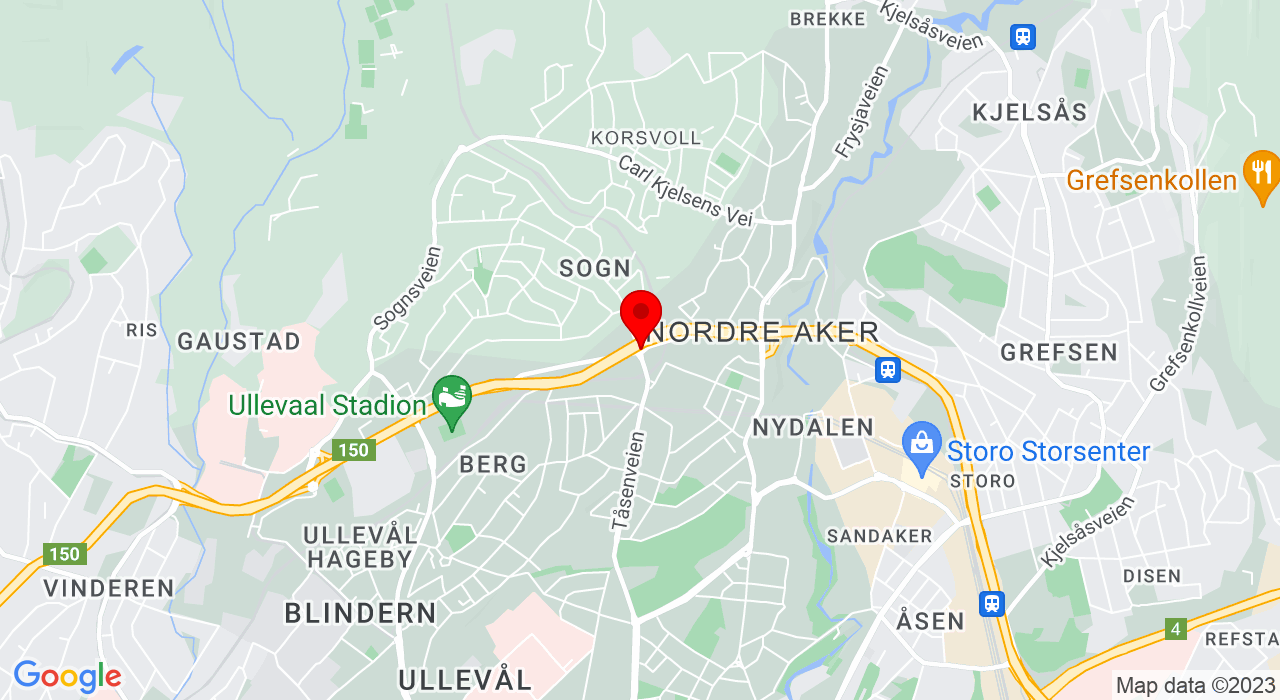 Google Map of Tåsen,+