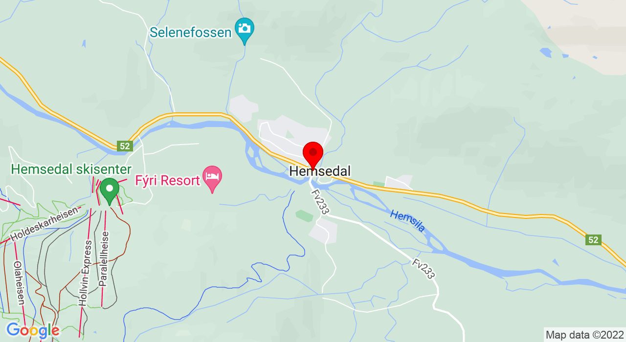 Google Map of Hemsedal,+