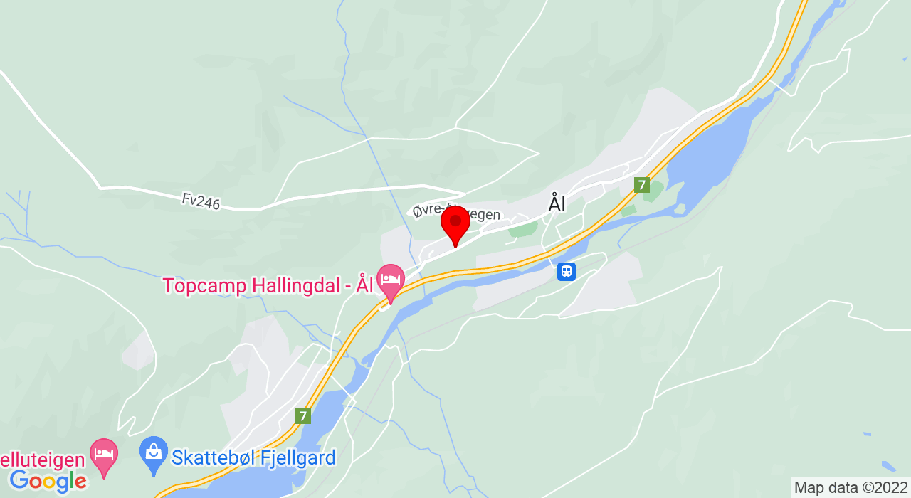 Google Map of Ål Idrettshall,3570+ÅL