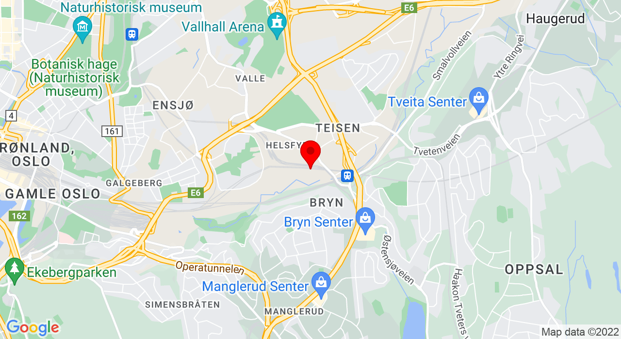 Google Map of Brynsengfaret 10,0667+OSLO