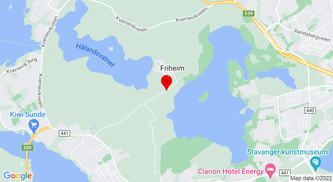 Google Map of Krossbergveien 105,4047+HAFRSFJORD