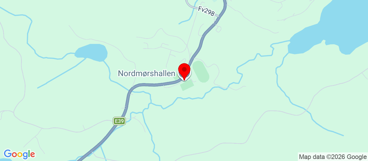 Kart over Nordmørshallen, Straumsnesvegen 351 Øydegard