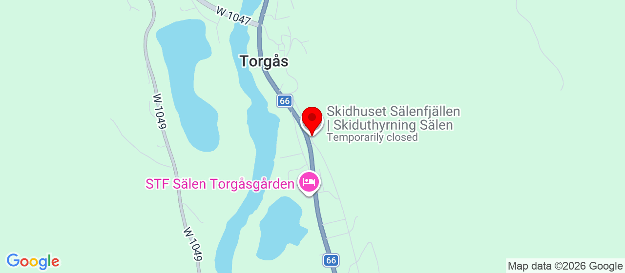 Kart over Skihuset 