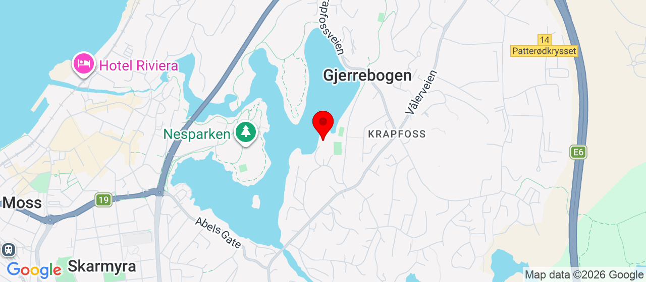 Kart over Anton Krogsvoldsveg 20 MOSS