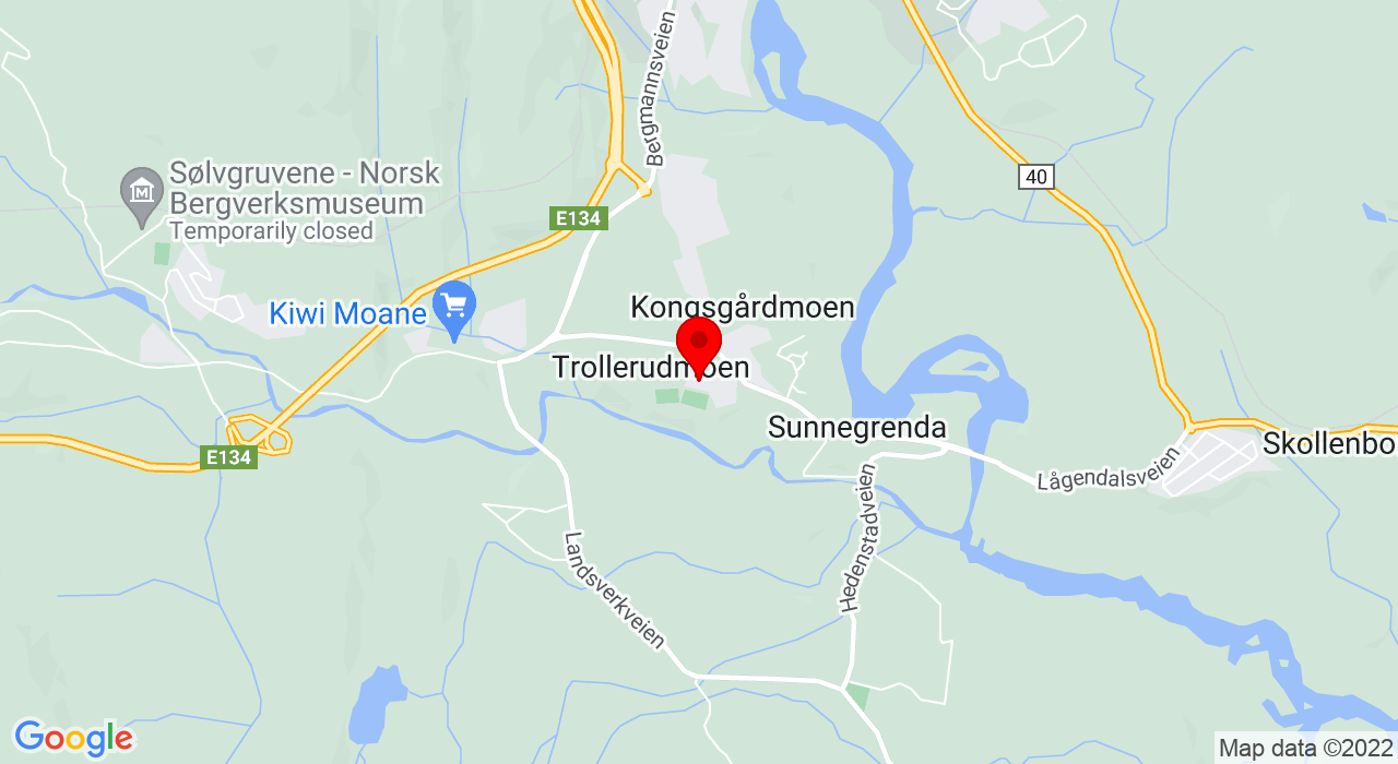 Google Map of Skrimsletta,3615+KONGSBERG