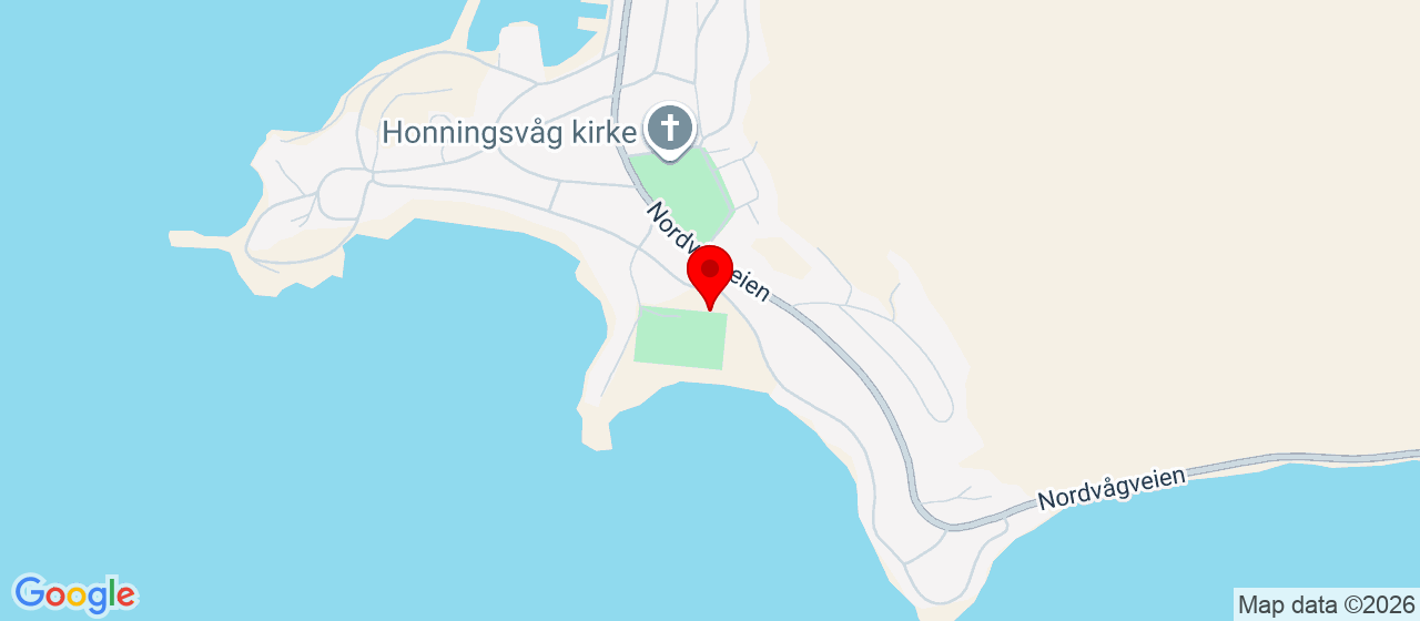 Kart over Menesgata 12 Honningsvåg