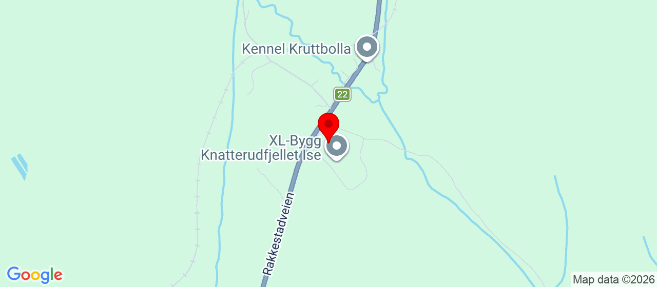 Kart over Østtorpveien 3 Ise