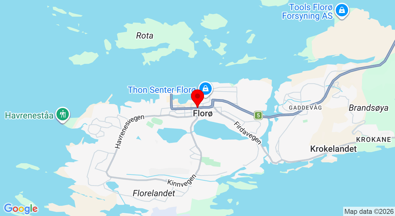 Google Map of https://www.google.com/maps/place/Klubbhuset, Florø stadion
