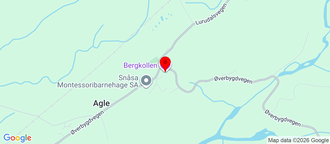 Kart over Bergkollen, Agle SNÅSA