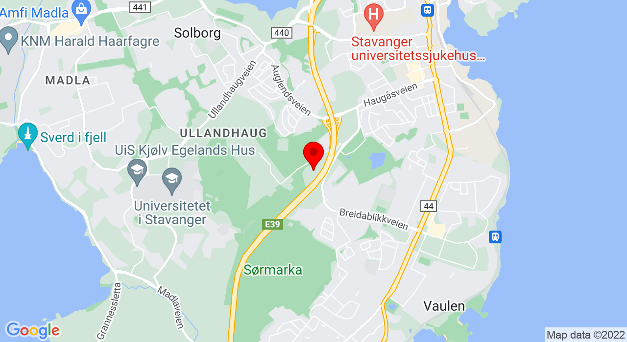 Google Map of Sørmarka Arena,+