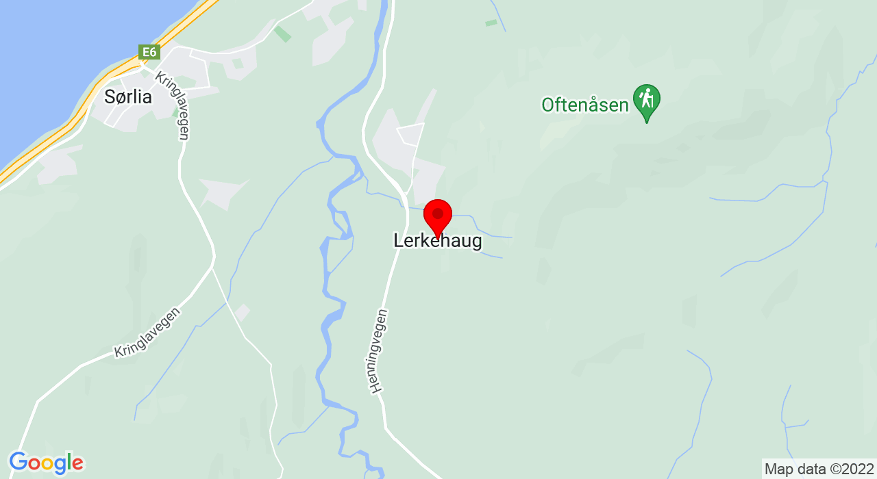 Google Map of Lerkehaug Frisbegolfbane,+STEINKJER