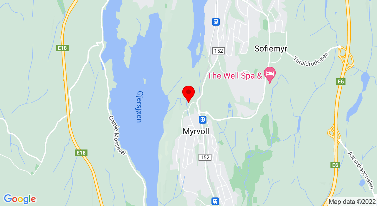 Google Map of Ekornrud barnehage,1410+KOLBOTN