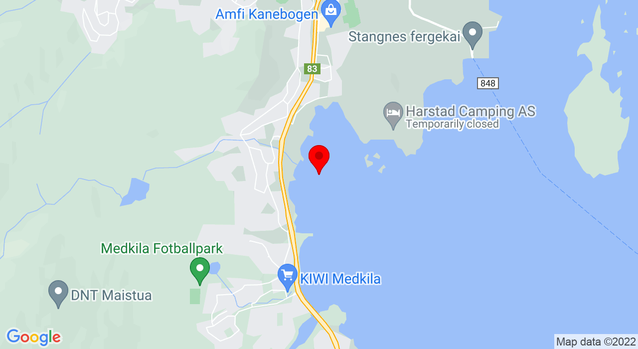 Google Map of Minihallen,9411+HARSTAD