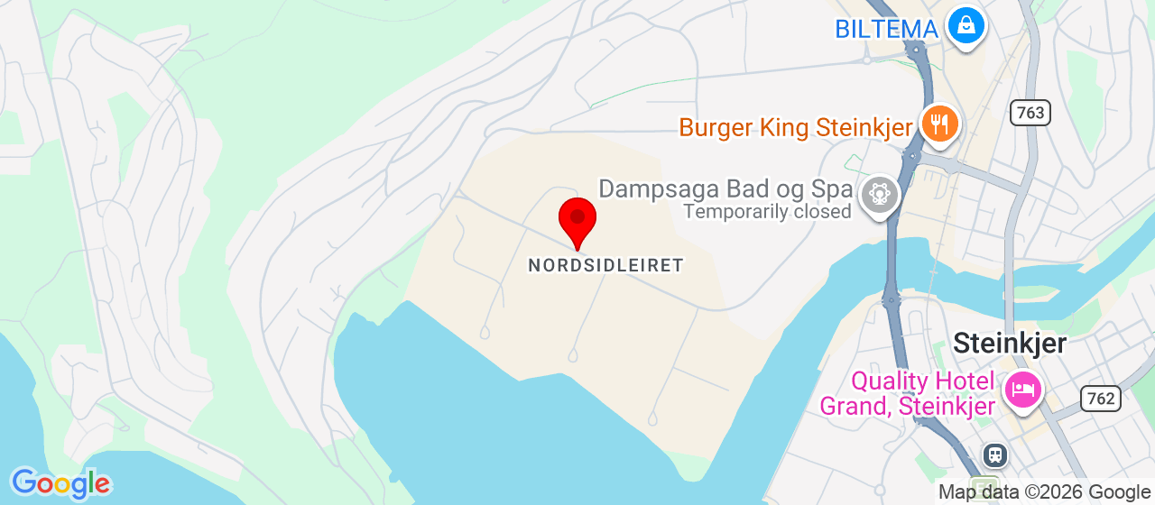 Kart over Jæktskippergata STEINKJER