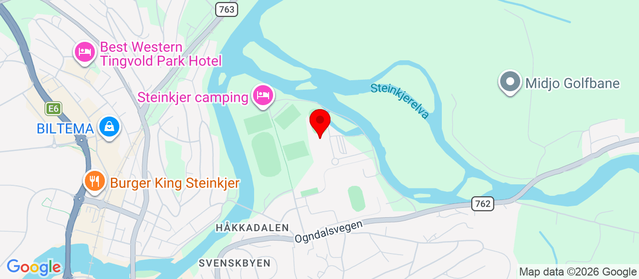 Kart over Elvenget 20 STEINKJER