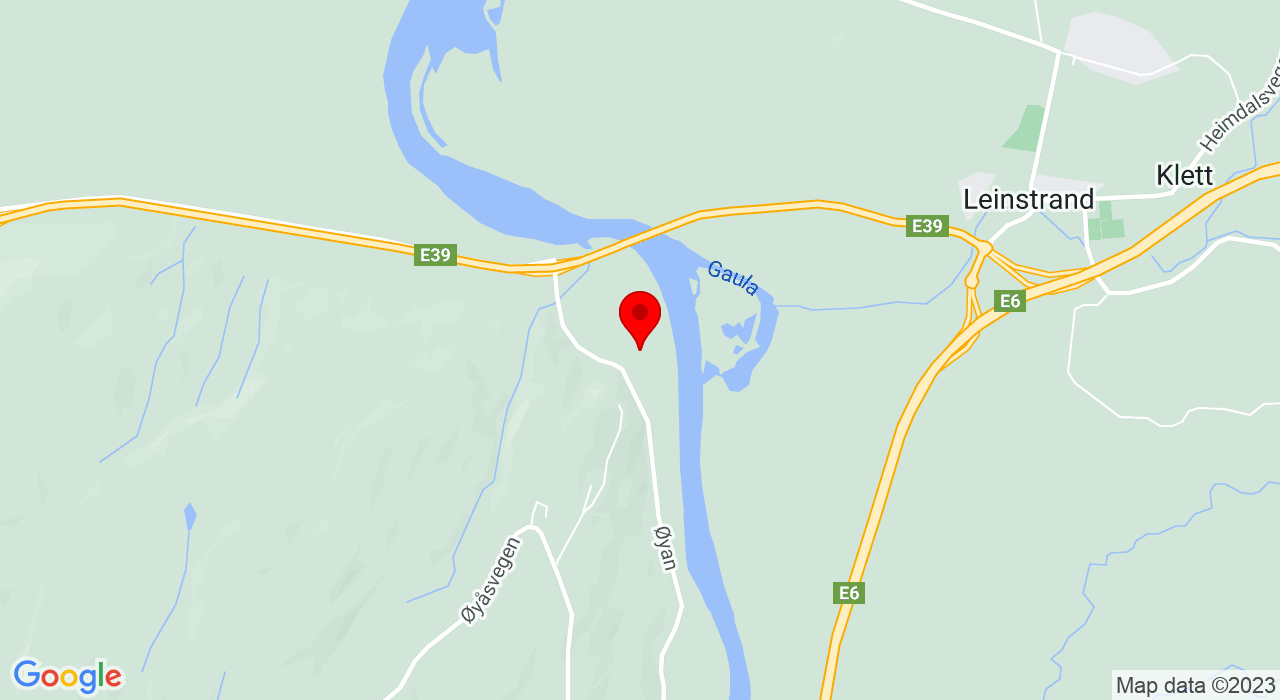 Google Map of Udduvoll Airfield, Øyan 60,7224+Melhus
