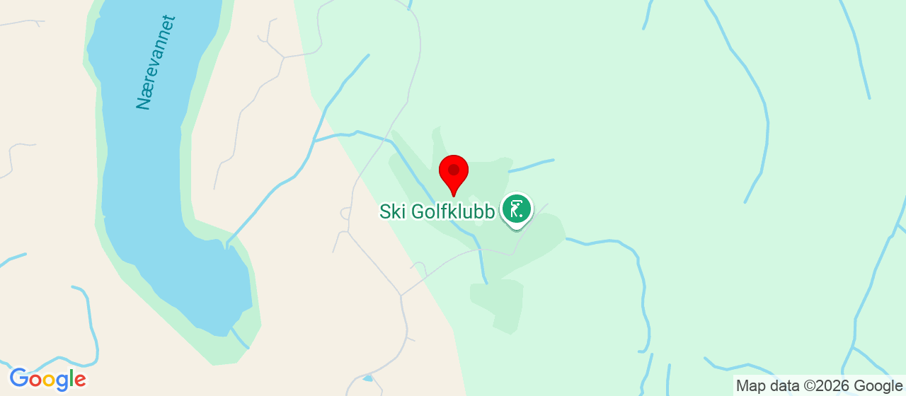 Kart over Smerta golfbane, Oppsandveien 94 SKI