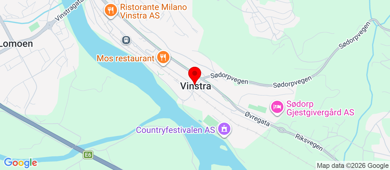 Kart over Høgmolykkja Vinstra