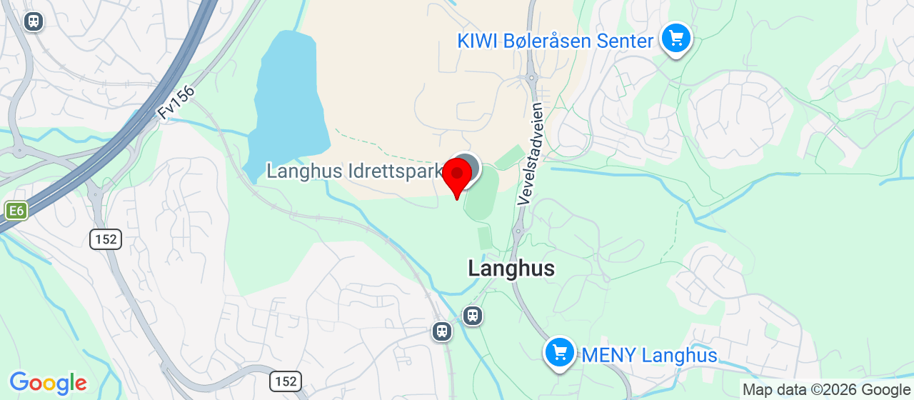 Kart over Langhushallen, Gamle Vevelstadvei 30 LANGHUS