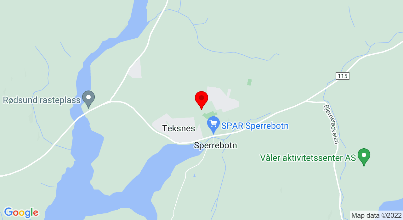 Google Map of Våk skole,1591+SPERREBOTN