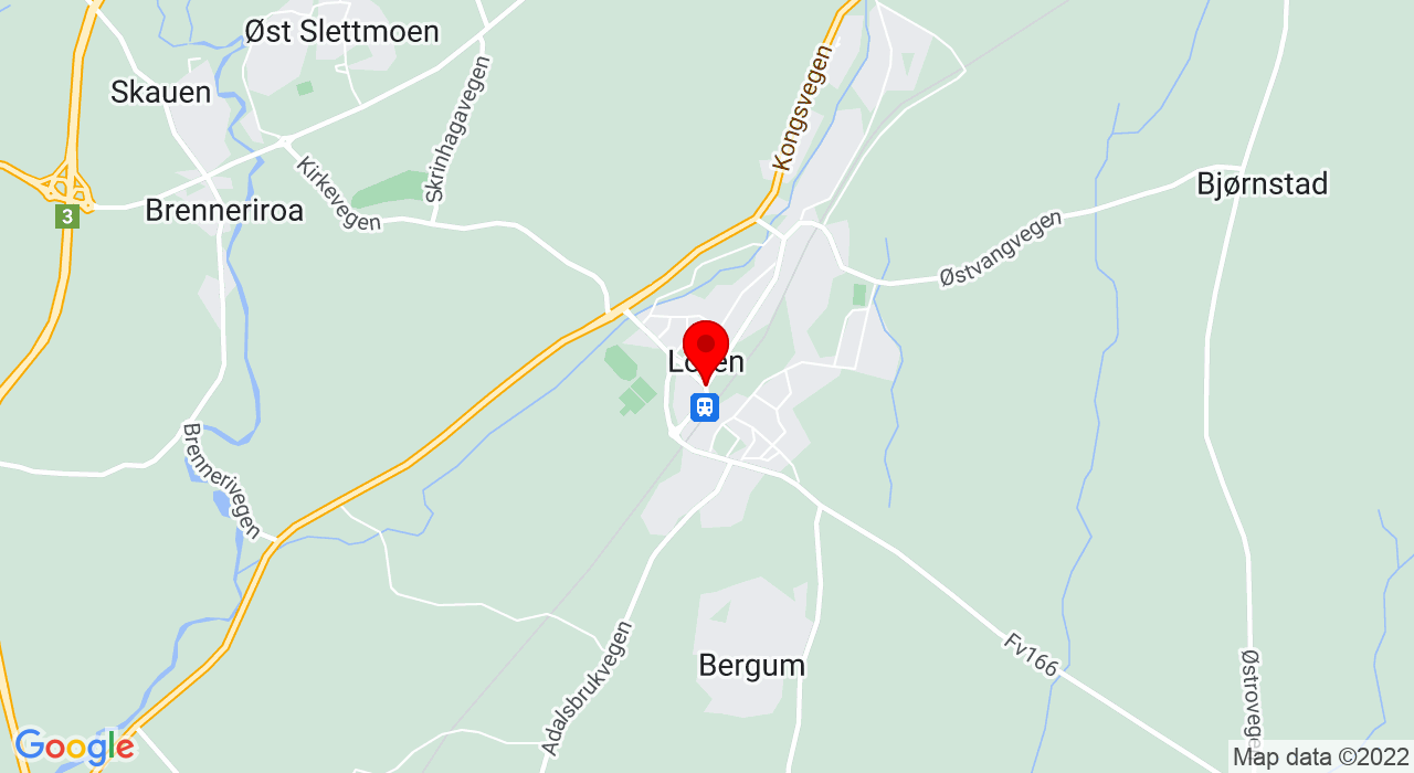 Google Map of Løten,2340+LØTEN