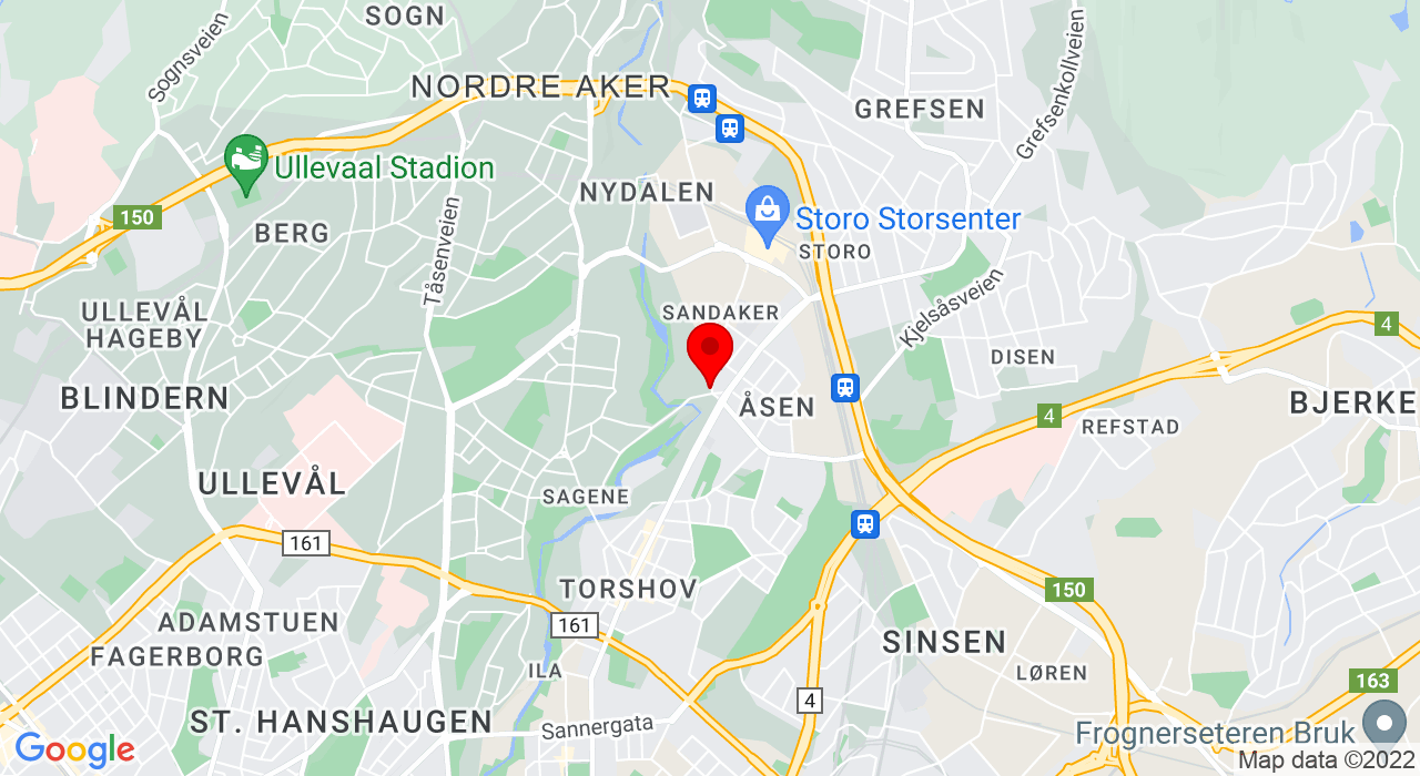 Google Map of Sandakerveien 64,0484+Oslo