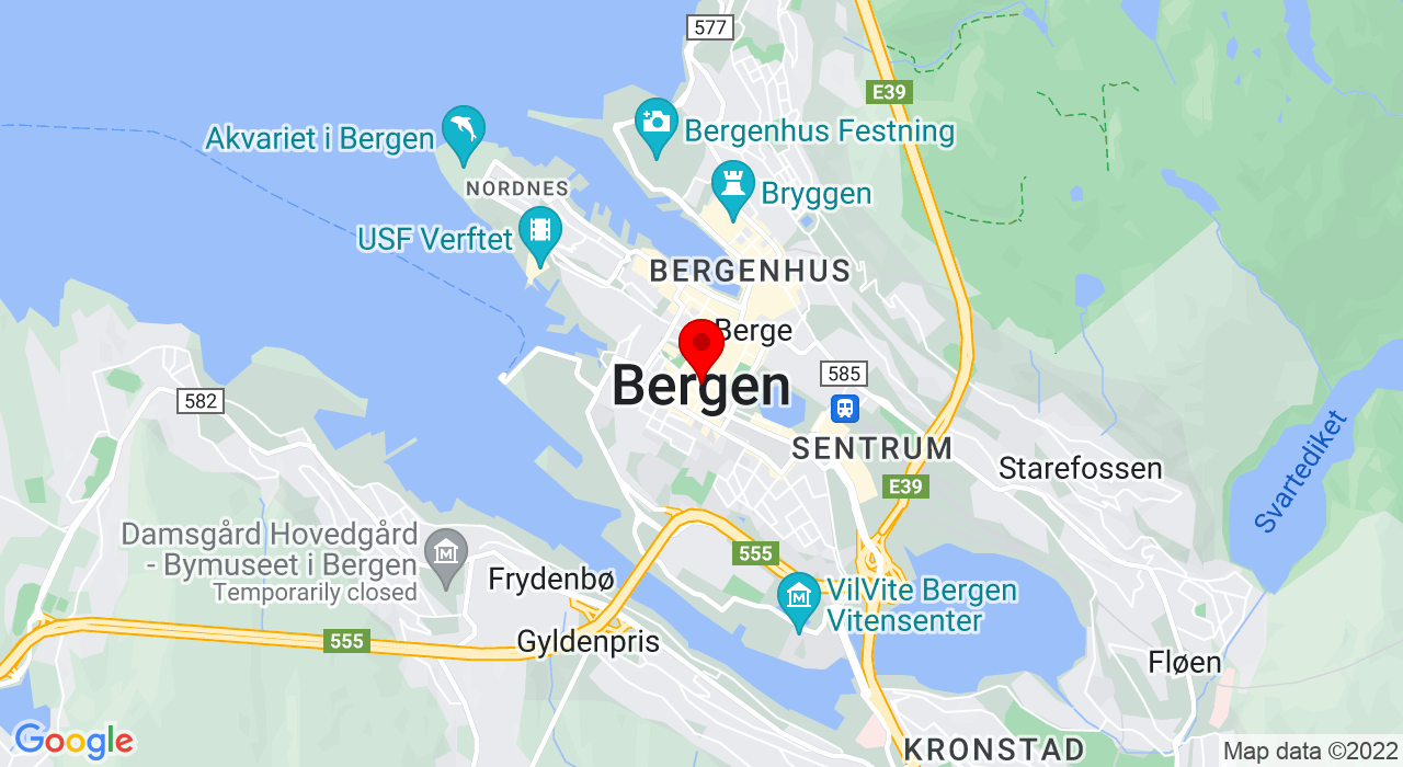 Google Map of Bergen,+
