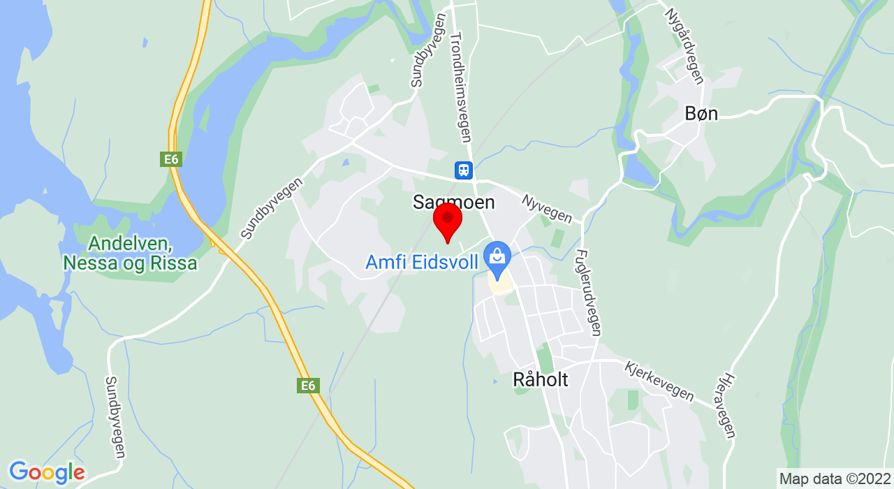 Google Map of Tærudvegen 1,2070+Råholt