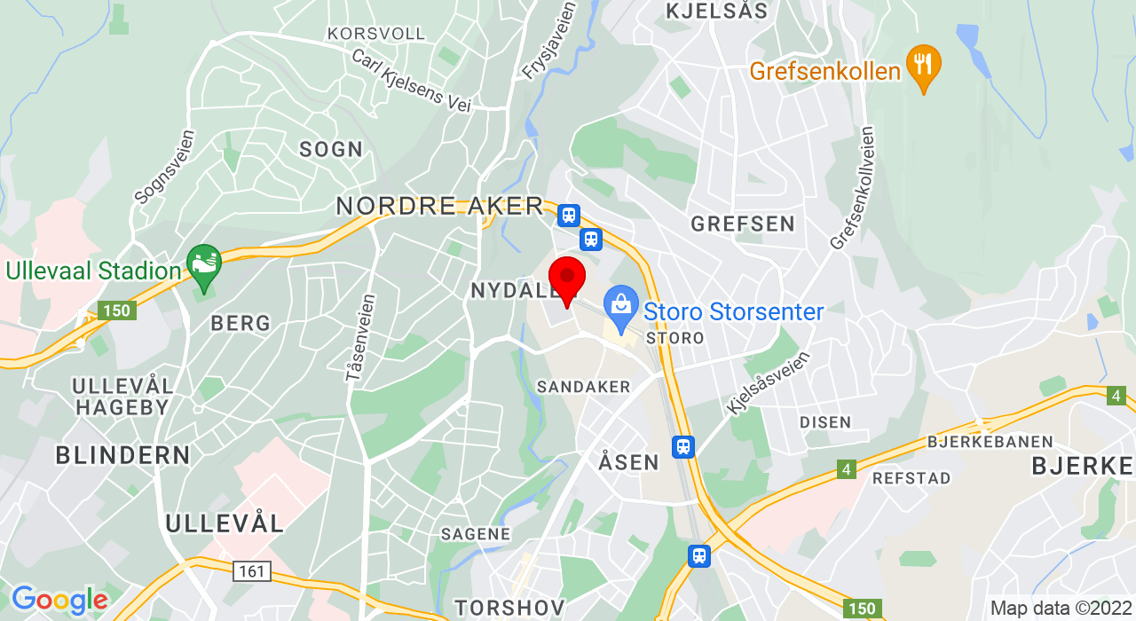 Google Map of Sandakerveien 116,0484+Oslo