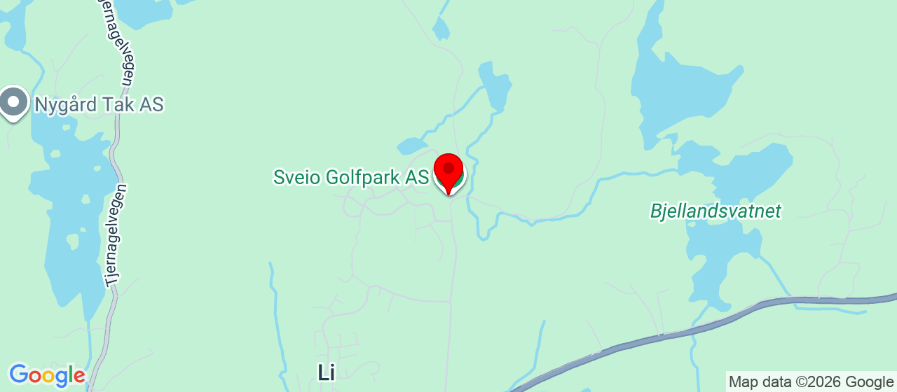 Kart over Leitevegen 41b Sveio