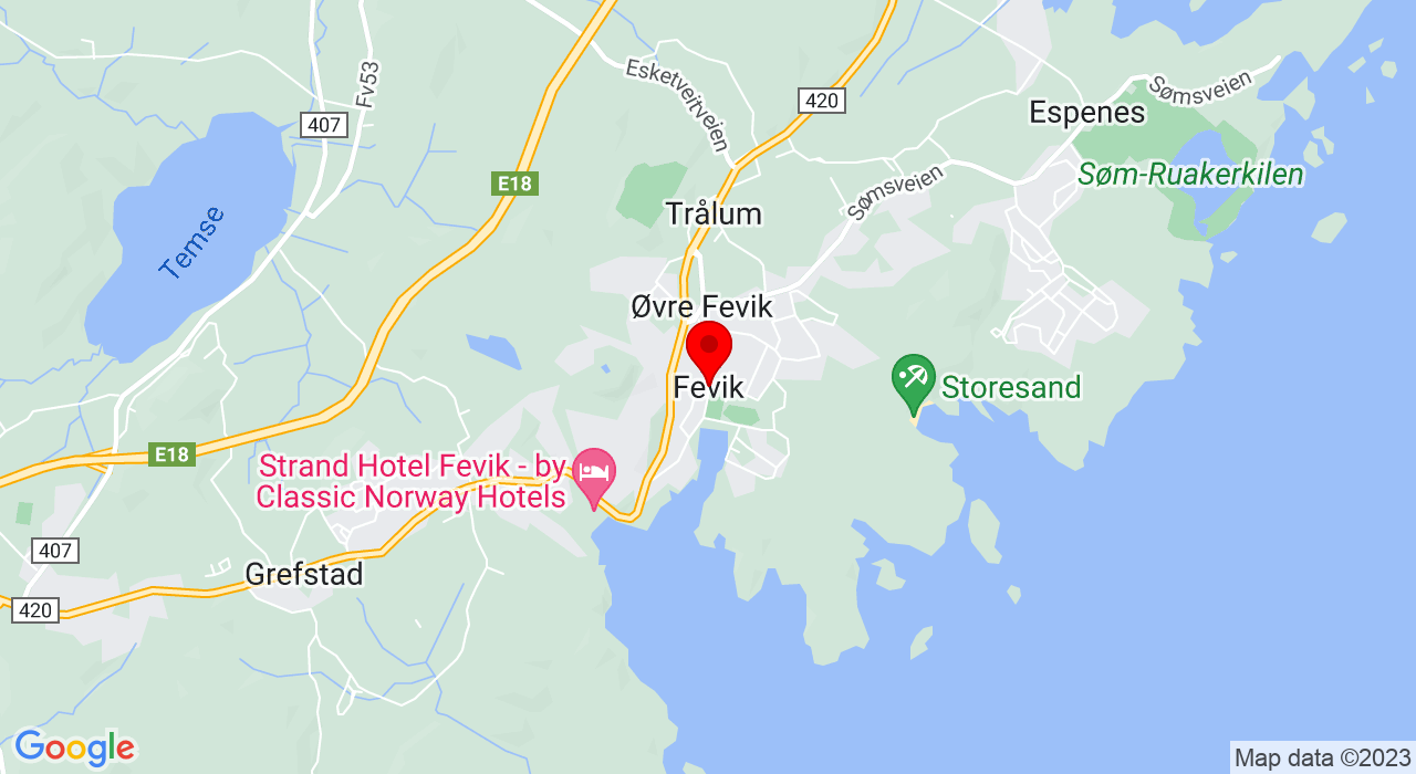 Google Map of AGR,4870+Fevik