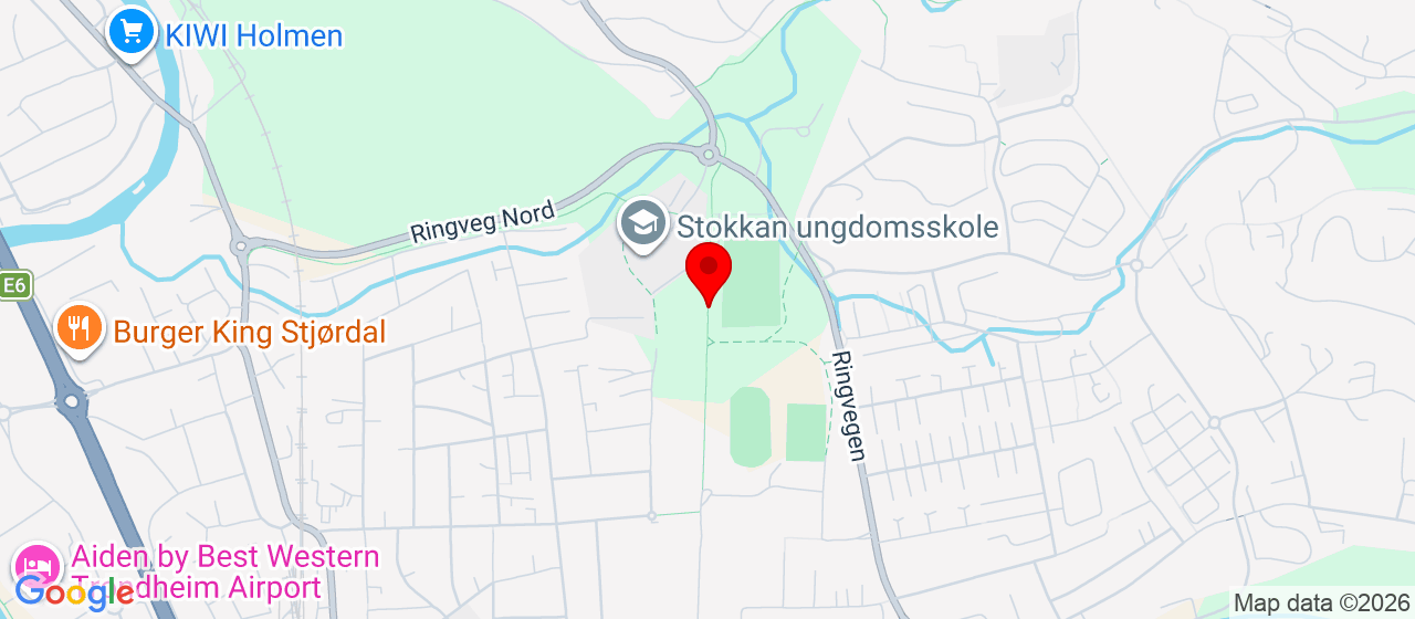 Kart over Stokkanvegen STJØRDAL