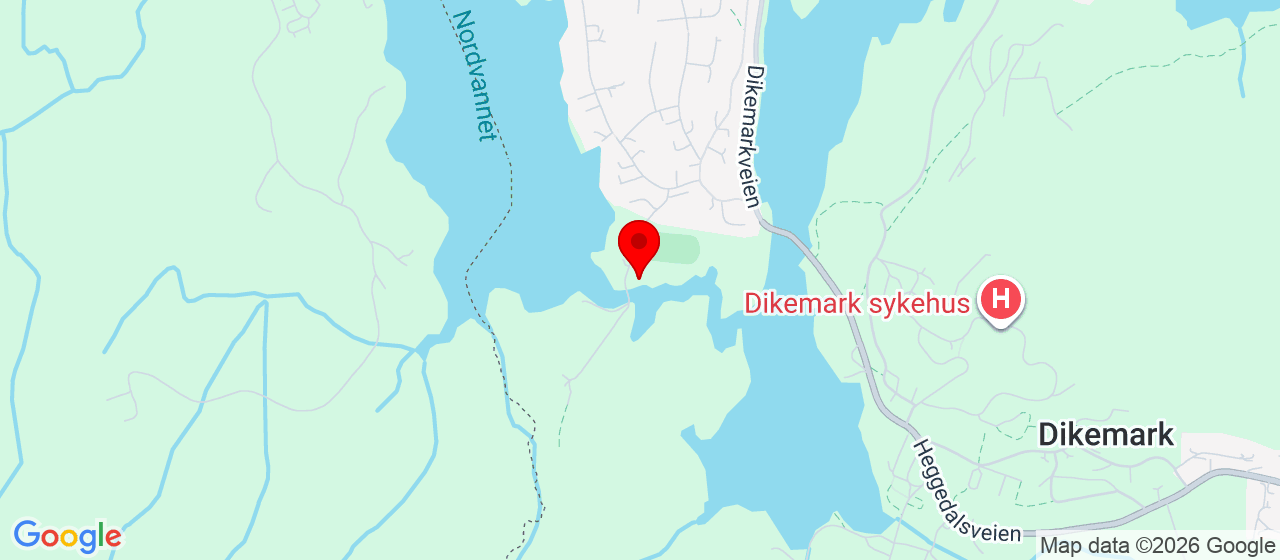 Kart over Påverud gårdsvei 6 Asker