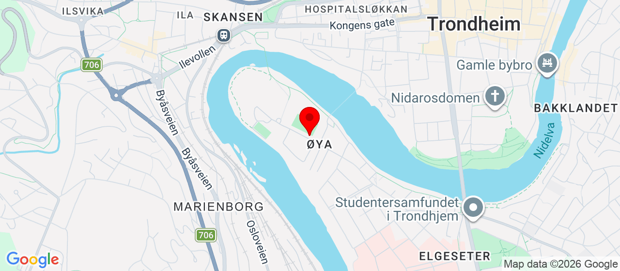 Kart over Klostergata 86 