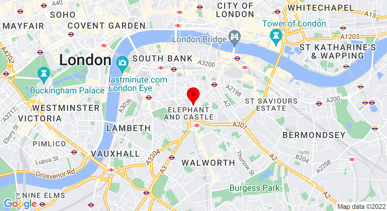 Google Map of 103 Gaunt Street Elephant & Castle,SE1 6DP+London