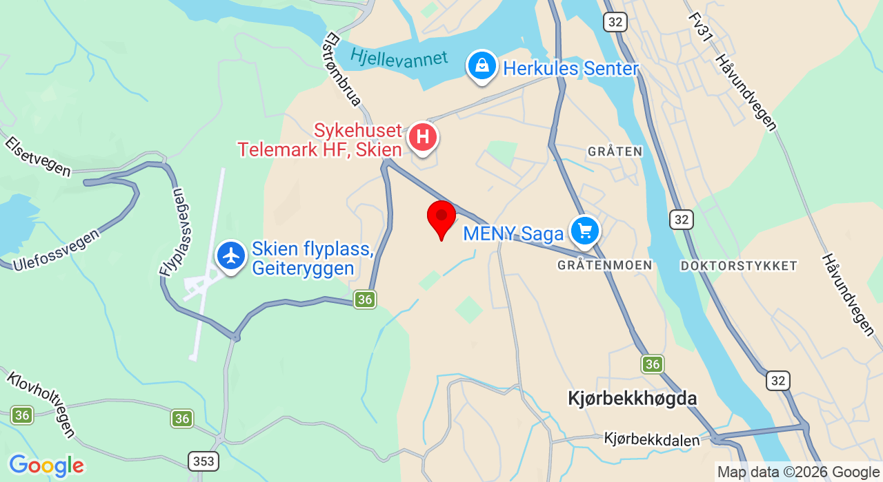 Google Map of https://www.google.com/maps/place/Fritidsparken,Skien