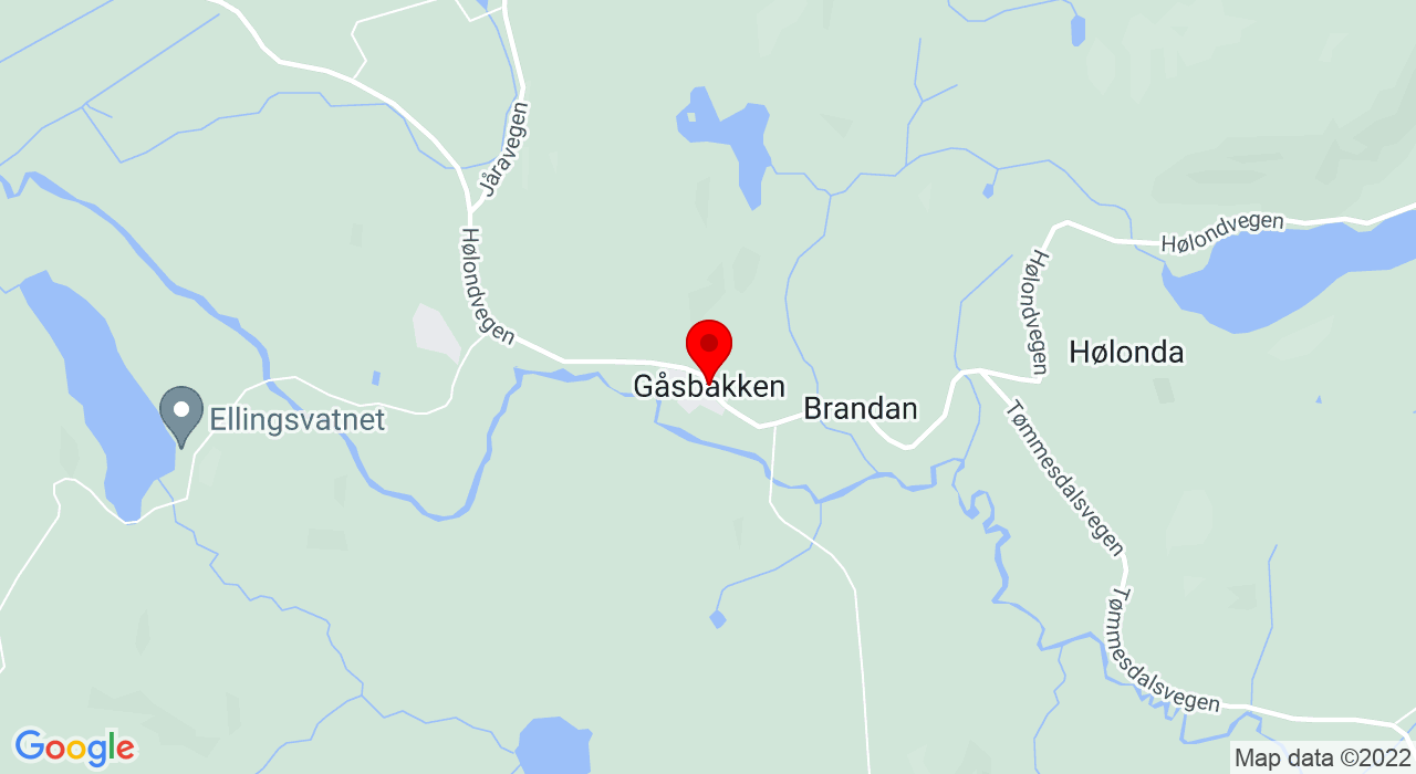 Google Map of Bråhytta,7213+GÅSBAKKEN