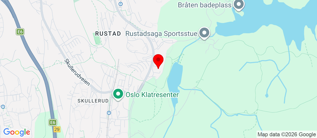 Kart over General Ruges vei 100 Oslo