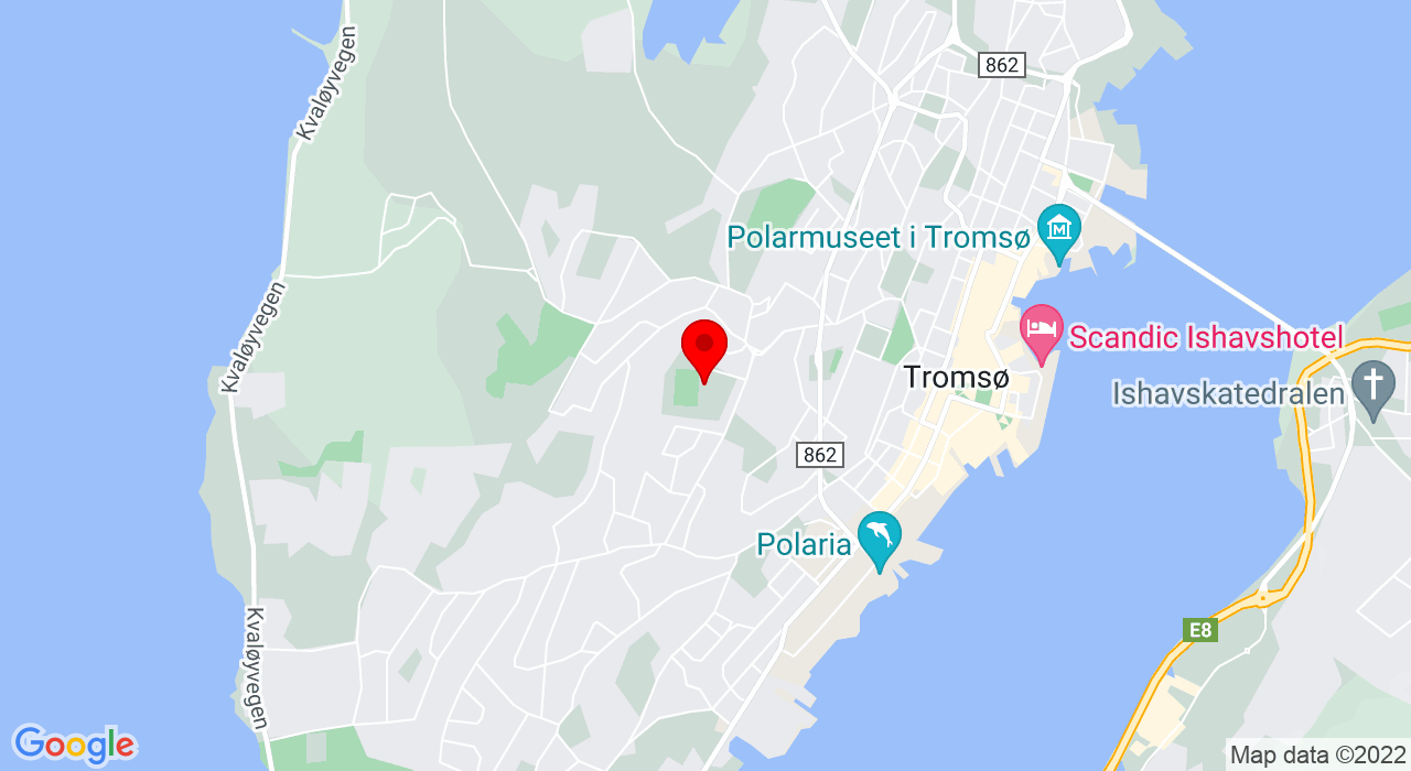 Google Map of Stadionvegen 3,9007+TROMSØ