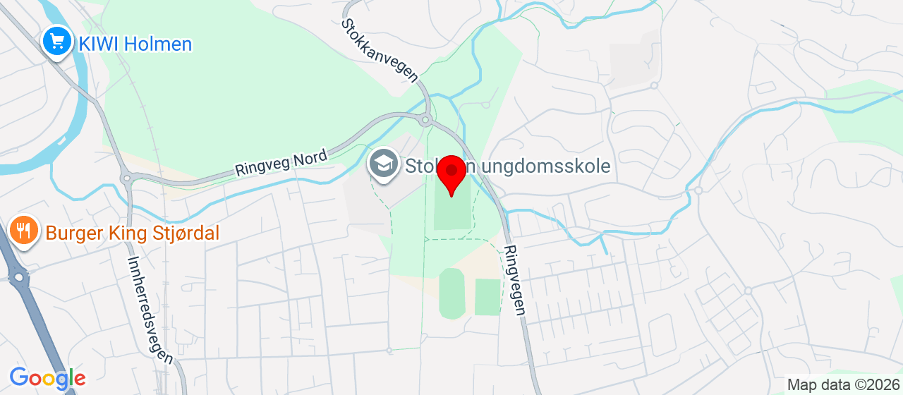 Kart over Stokkanvegen 18 D 