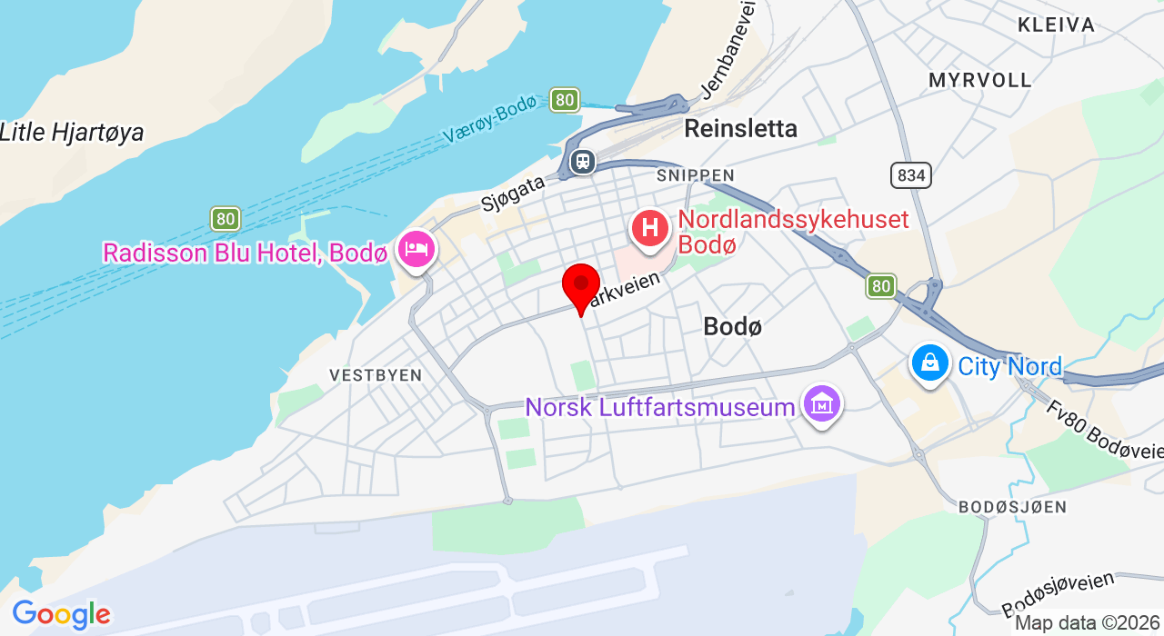 Google Map of https://www.google.com/maps/place/Bankgata, Bodø