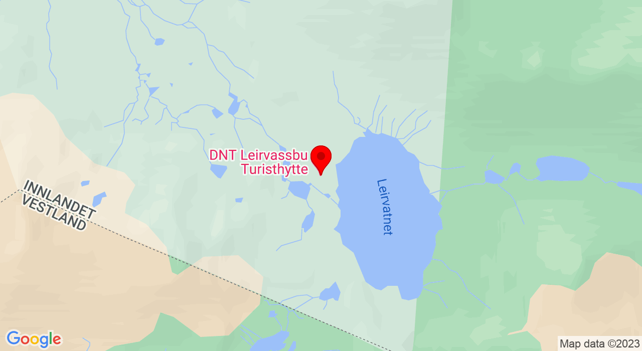 Google Map of Leirdalsvegen 1440,2687+Bøverdalen
