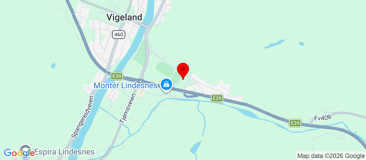 Kart over Peder Claussøns vei 3 LINDESNES