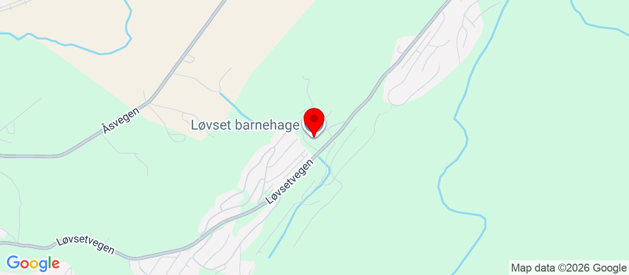 Kart over Løvset 